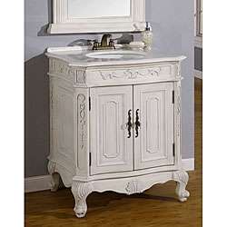 Bella Antique White Bathroom Vanity/ Cabinet  