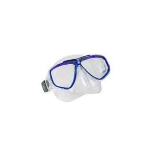  Dive Rite ES125 Double Lens Mask Clear/Blue Sports 