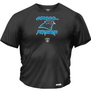   Carolina Panthers Short Sleeve Lockup Performance T Shirt Size Large