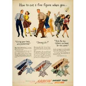  1947 Ad Cluett Peabody & Co Arrow Harvest Tones Clothes 