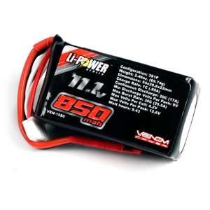    Venom Micro Jet Battery 20C 3S 850mAh 11.1V LiPo Toys & Games
