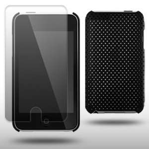  BLACK IPOD TOUCH 2ND GENERATION PERFORATED CASE WITH 