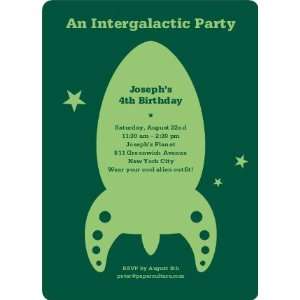  Intergalactic Modern Birthday Invitation Health 