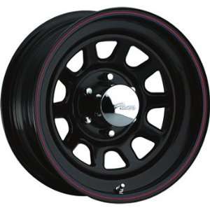 Pacer Black Daytona 16x7 Black Wheel / Rim 5x5.5 with a 0mm Offset and 