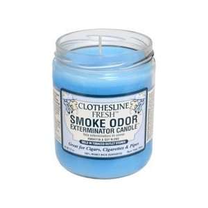  Smoke Odor Exterminator Jar Candle   Clothesline Fresh 