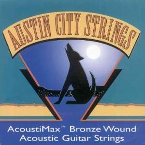  Austin City ACA 13 Acoustic Guitar Strings, Medium 