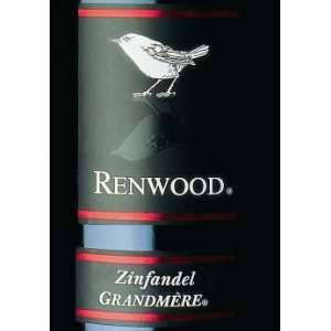  2008 Renwood Grandmere Zinfandel 750ml Grocery & Gourmet 