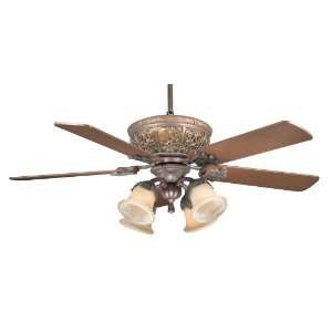   , Empire Bark 52 Ceiling Fan w/ KP FLGC 0238 52 Light & 52 FB4 MA PA