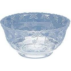   Quart Crystal Cut Plastic Punch Bowl (06 0496) Category Plastic Bowls