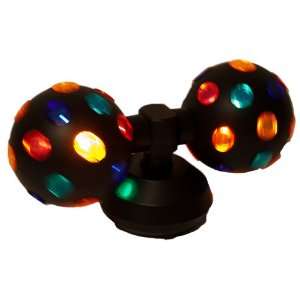  QL 190 Dual Rotating Multi color Disco Ball DJ Party Light 