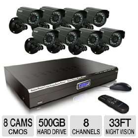  Kworld Kguard Video Surveillance System with 8 CMOS 