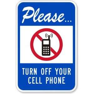 Please Turn Off Your Cell Phone (with no cell phone pictogram) High 