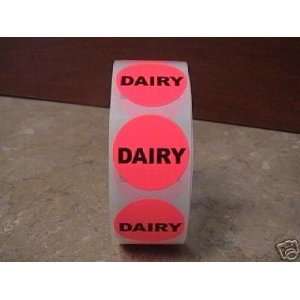 1000 1.125 inch DAIRY Retail Price Labels Stickers Office 