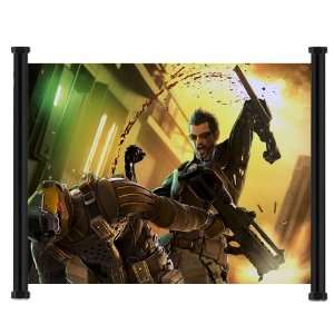  Deus Ex Human Revolution Game Fabric Wall Scroll Poster 