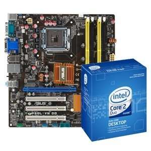    Asus P5QL VMDO/CSM Motherboard & Intel Core 2 Duo Electronics