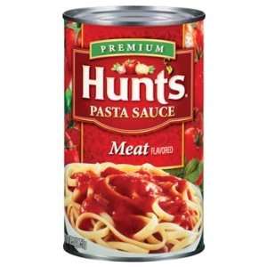 Hunts Premium Meat Flavored Pasta Sauce 24 oz (Pack of 12)  