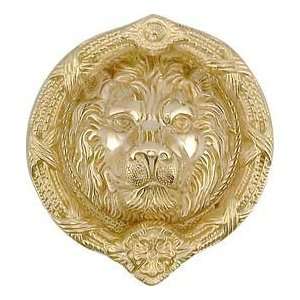 Large Brass Royal Lion Door Knocker 
