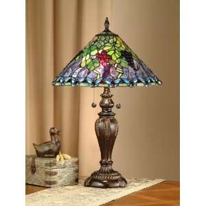  Dale Tiffany TT100913 Pinot Noir 2 Light Table Lamp in 