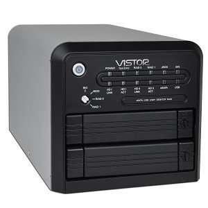 Vistor RAID 51 3.5 USB 2.0/eSATA External Dual SATA RAID Hard Drive 