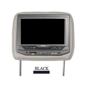  VST VPH700DVBK 7 Inch. Wide Headrest Monitor (Black) Car 
