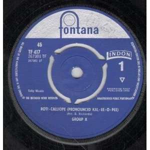    ROTI CALLIOPE 7 INCH (7 VINYL 45) UK FONTANA 1963 GROUP X Music