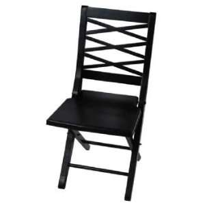  Eastside Black Finish Folding Chair