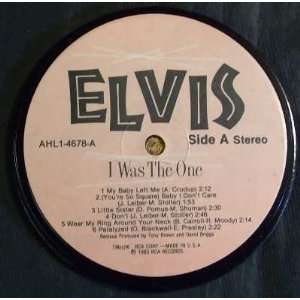  Elvis Presley   I Was The One (Coaster) 
