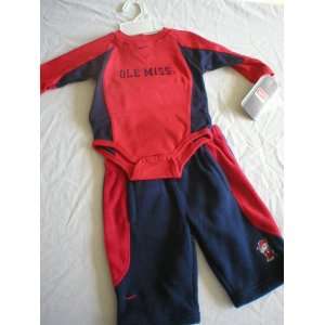  Ole Miss Rebels Baby Nike Creeper and Pants Sports 