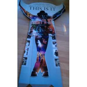  This Is It 2 sided cardboard poster (Michael Jackson 