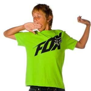  Fox Superfast T Shirt Vivid Green M  Kids Sports 