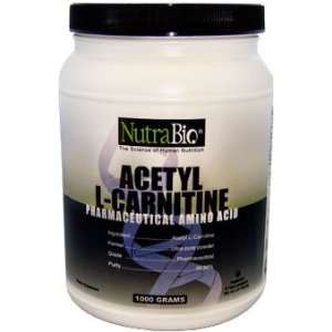   NutraBio Acetyl L Carnitine Powder   150 grams