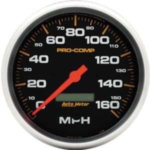 Auto Meter 5189 Pro Comp 5 160 mph LCD In Dash Electric Programmable 
