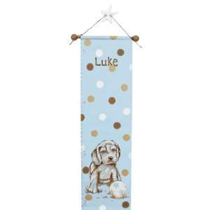  Sparky Hand Painted Canvas Growth Chart Baby