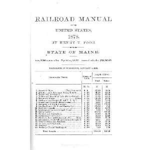  1878 Poors Manual scanned to CD 