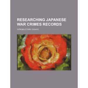  Researching Japanese war crimes records introductory 