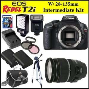Canon EOS Rebel T2i 18 MP CMOS APS C Digital SLR Camera with Canon EF 
