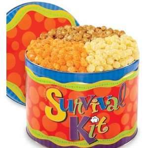 Survival Kit 3 Way Popcorn  Grocery & Gourmet Food