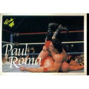 1990 Classic WWF Wrestling Card #98  Paul Roma  Sports 