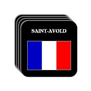  France   SAINT AVOLD Set of 4 Mini Mousepad Coasters 