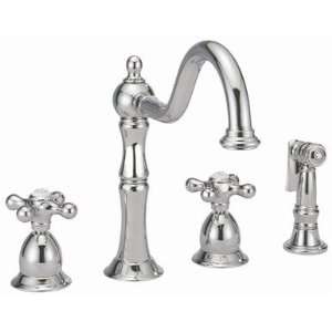  World Imports Belle Foret N120 02 Kitchen Faucet w/Side 