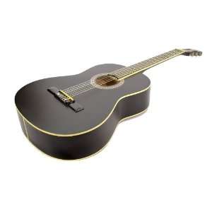  NEW 40 FLAT BLACK Classical Acoustic Guitar PRO MODEL 
