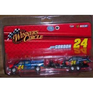  2008 Jeff Gordon #24 Dupont Pick up Truck Trailer & 1/64 