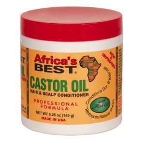  Africas Best Hair and Scalp CONDITIONER CASTOR OIL 5.25oz 