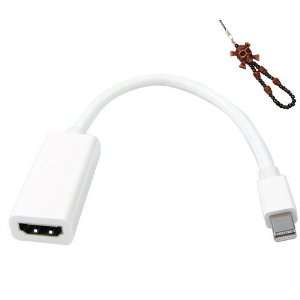  Mini DisplayPort to HDMI Female Adapter Cable for Apple 