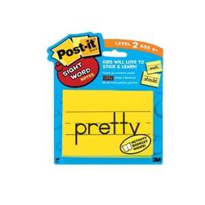  9 Pack 3M COMPANY POST IT SIGHT WORD NOTES 2 Everything 
