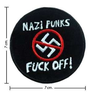 Nazis Anti Music Band Logo I Embroidered Iron on Patches  
