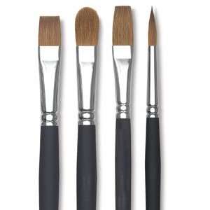  Blick Masterstroke Pure Red Sable Long Handle Brushes 