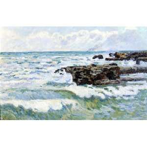   Guillaumin   24 x 16 inches   The Sea at Saint Palais