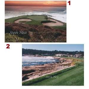  Unframed Pebble Beach Golf Photos (Print6,Size12x18 