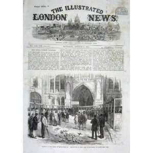  Election Lord Mayor Michaelmas Day Old Print 1869